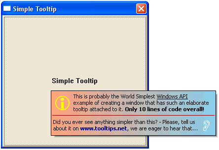 Simple Tooltip