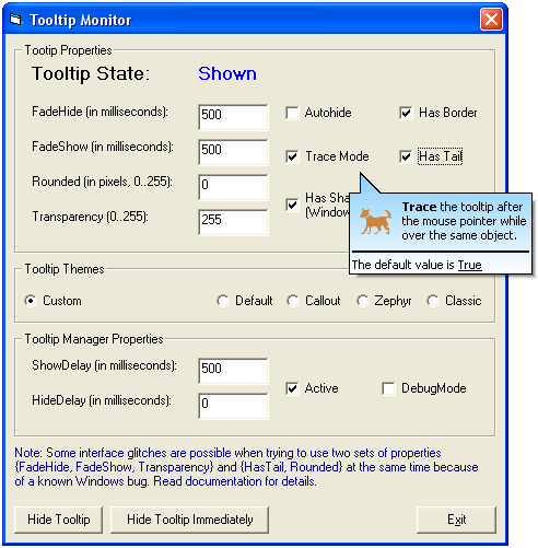 Tooltip Monitor