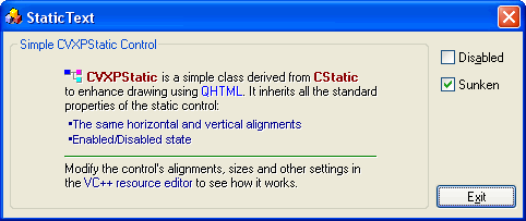 Static Text