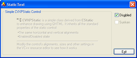 Static Text